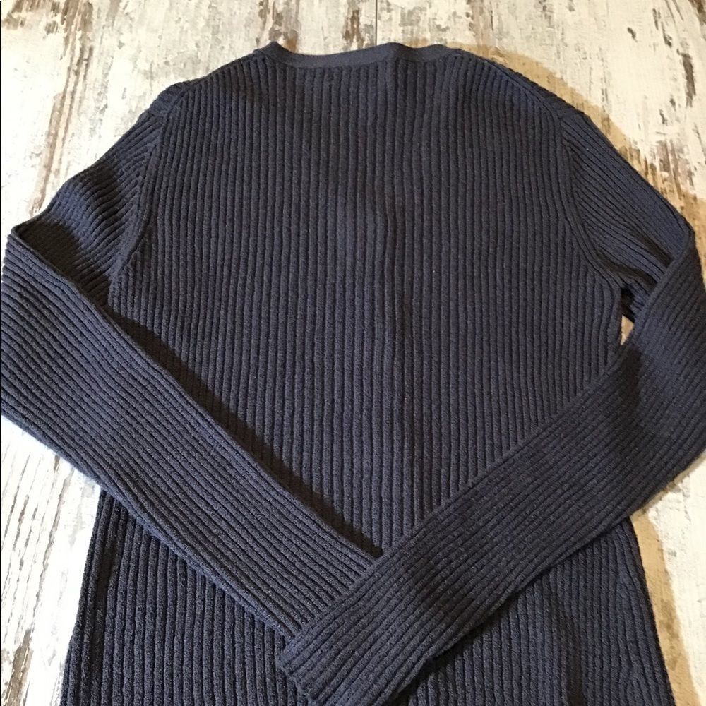ST JOHN’S BAY V-Neck Cardigan Snap Front Deep Plum Size S - Picture 5 of 6